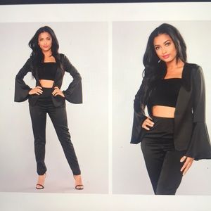 Black Pant Suit- NWT